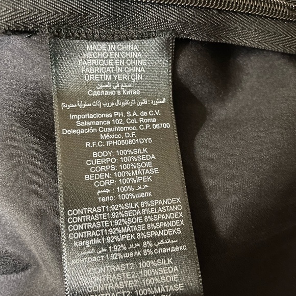 Bebe Black Asymmetrical One-shoulder Ruffled tiered Top - Picture 6 of 7